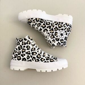 Converse 11 NWOT Chuck Taylor Leopard Cheetah High-Top Sneakers Women’s 571250C
